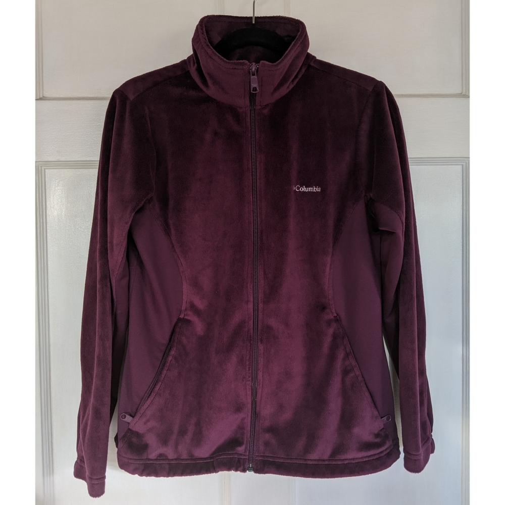 Columbia purple full zip Omni-Heat jacket - M